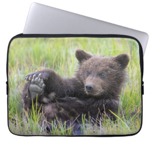 Capa Para Notebook Bebês Mais Pobres Jogo De Urso Castanho