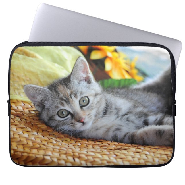 Capa Para Notebook Bebês Mais Pobres | Salto de Kitten (Frente)