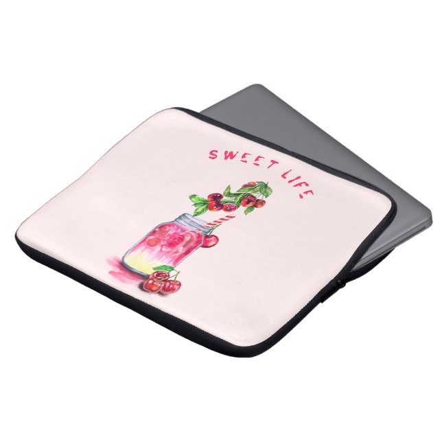 Capa Para Notebook Bebida Legal com suco doce doce fresco - Fruta de  (Frente Topo)
