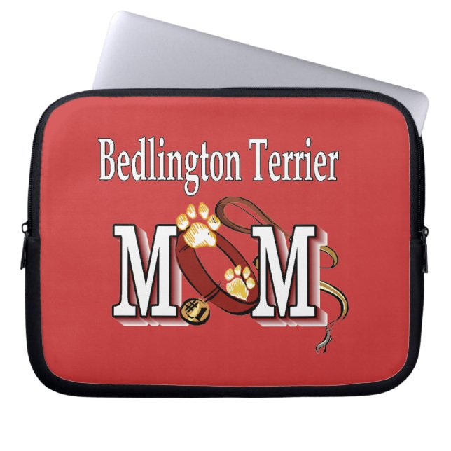 Capa Para Notebook Bedlington Terrier Dog MOM (Frente)