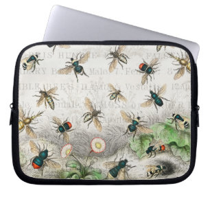 Capa Para Notebook Bee Honey Queen Bees Antique