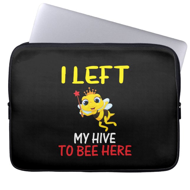 Capa Para Notebook Beekeeper Arranjou Minha Colmeia Para Estar Aqui (Frente)