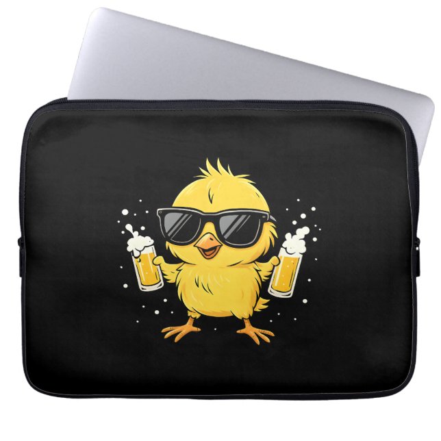 Capa Para Notebook Beer Time Madafakas Meme Pato Goose Retro (Frente)