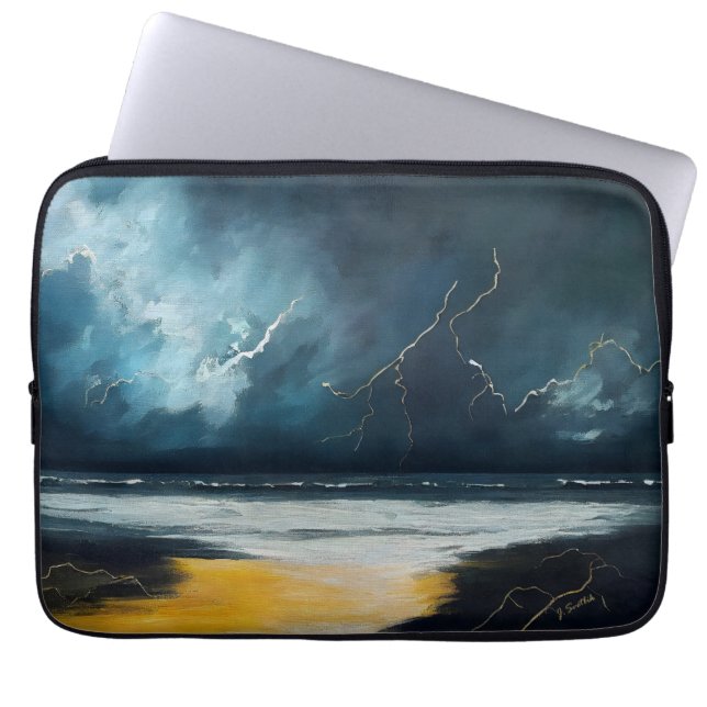 Capa Para Notebook Before The Storm – Abstract Seascape (Frente)
