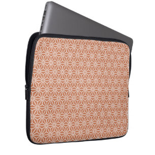 Capa Para Notebook Bege Oriental Ensyucha Asanoha Padrão Japão