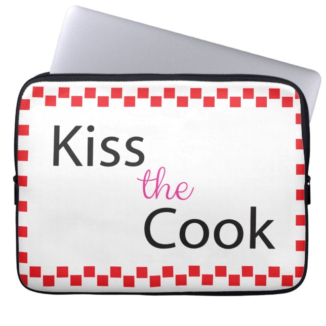 Capa Para Notebook Beija O Cook (Frente)