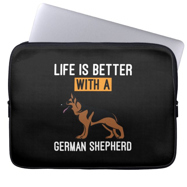 Capa Para Notebook Bekeeper Art Com Um German shepherd (Frente)