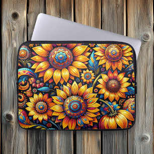 Capa Para Notebook Bela Arte Sunflower