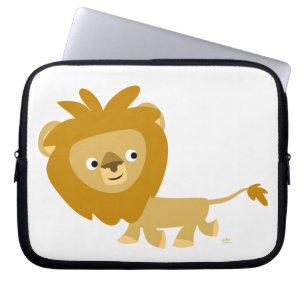Capa Para Notebook Bela Bolsa de laptop de Leão Marcha Andando