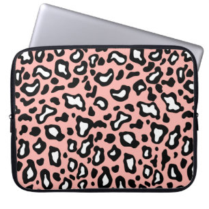 Capa Para Notebook Bela Capinha de Laptop com Estampa de Leopardo Ros