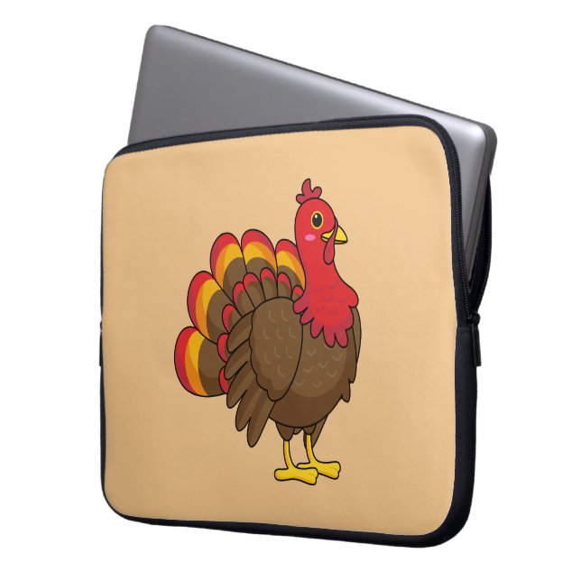 Capa Para Notebook Bela Cartoon Turquia (Frente Esquerda)