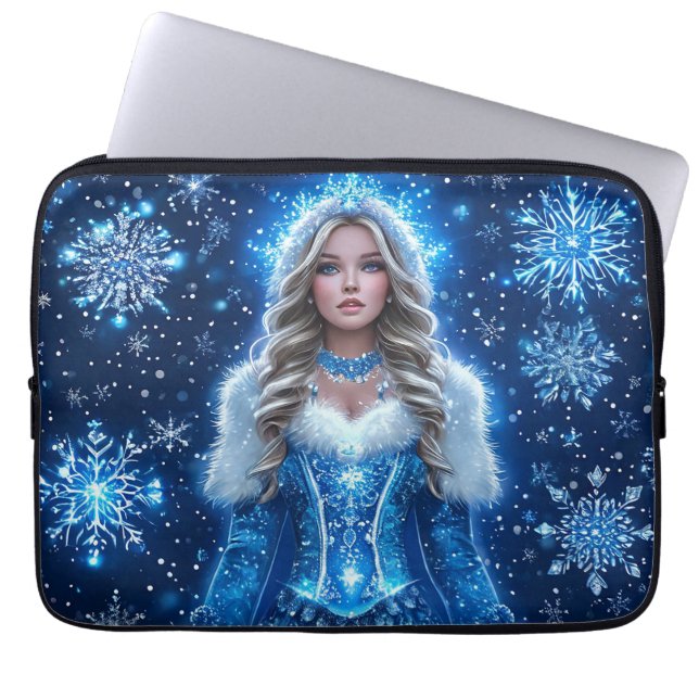Capa Para Notebook Bela Donzela de Neve (Frente)