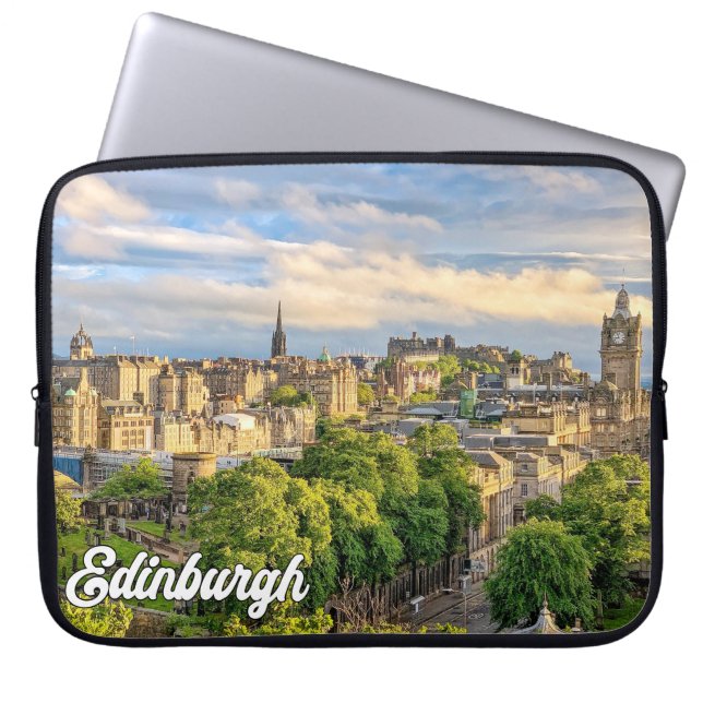 Capa Para Notebook Bela Edimburgo, Escócia, Reino Unido (Frente)