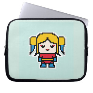 Capa Para Notebook Bela píxula má travesseiro decorativo relógio de b