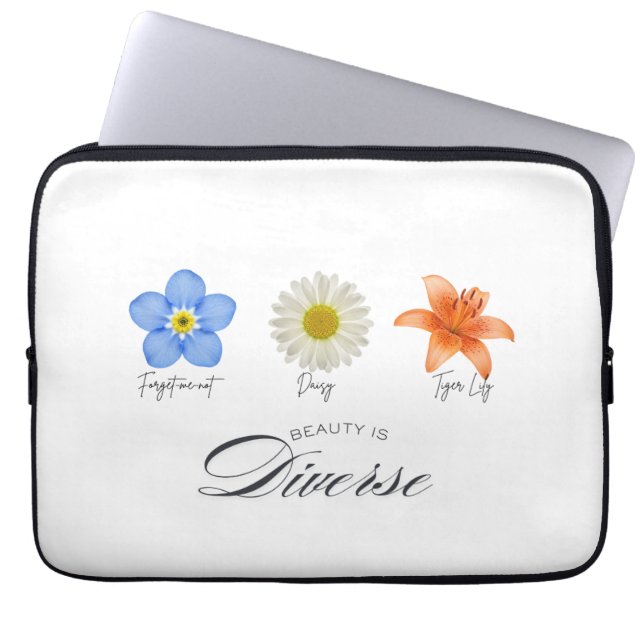 Capa Para Notebook Beleza é Diverso (Frente)