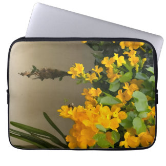 Capa Para Notebook Beleza Flor de Ouro