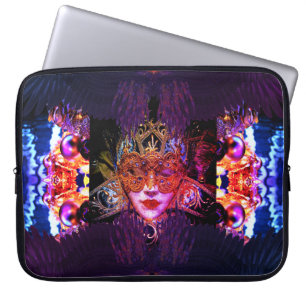 Capa Para Notebook Beleza misteriosa 15" da bola de mascarada a bolsa