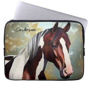 Capa Para Notebook Belo Cavalo de Pintura