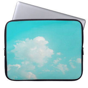 Capa Para Notebook Belo céu azul e nuvens com natura de luz do dia