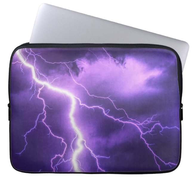 Capa Para Notebook belo céu, trovão (Frente)