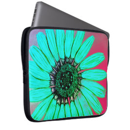 Capa Para Notebook Belo esboço da flor