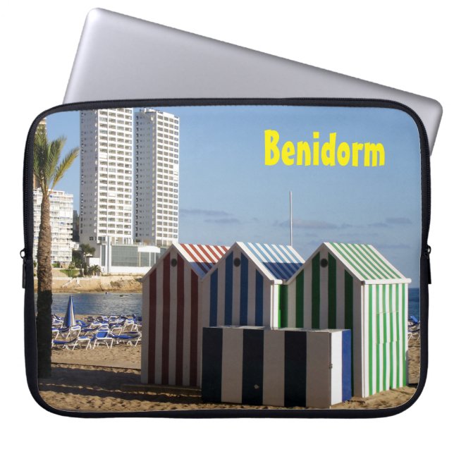 Capa Para Notebook Benidorm, playa de Levante (Frente)