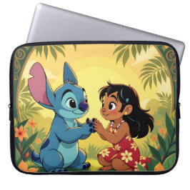 Capa Para Notebook Beste Freunde fürs Leben – Lilo & Stitch