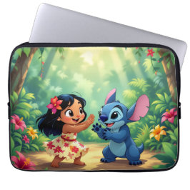 Capa Para Notebook Beste Freunde fürs Leben – Lilo & Stitch