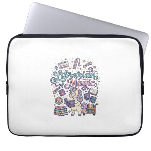 Capa Para Notebook Bibliotecário Unicórnio de Roupas Prontas para Imp