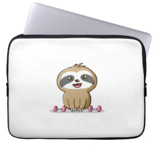 Capa Para Notebook Bicho-Preguiça Chibi Fofo Malhação � Animal de Aca