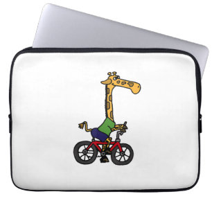Capa Para Notebook Bicicleta legal Girafa