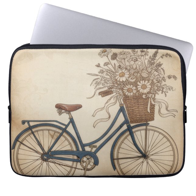 Capa Para Notebook bicicleta vintage (Frente)