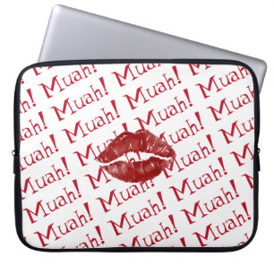 Capa Para Notebook Big Kiss Red Lábios Muah