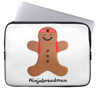 Capa Para Notebook Biscoito de Ninjabreadman (biscoito)
