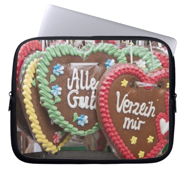 Capa Para Notebook Biscoitos decorativos de gengibre (Frente)
