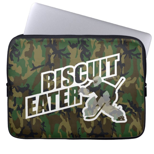 Capa Para Notebook Biscuit Eater (Hockey Goalie) (Frente)