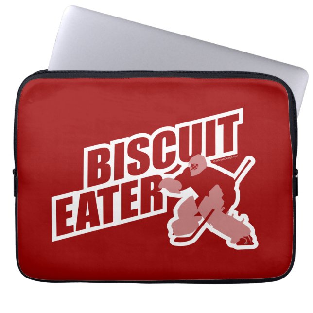 Capa Para Notebook Biscuit Eater (Hockey Goalie) (Frente)