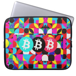 Capa Para Notebook Bitmoney colorido (HD vibrante)
