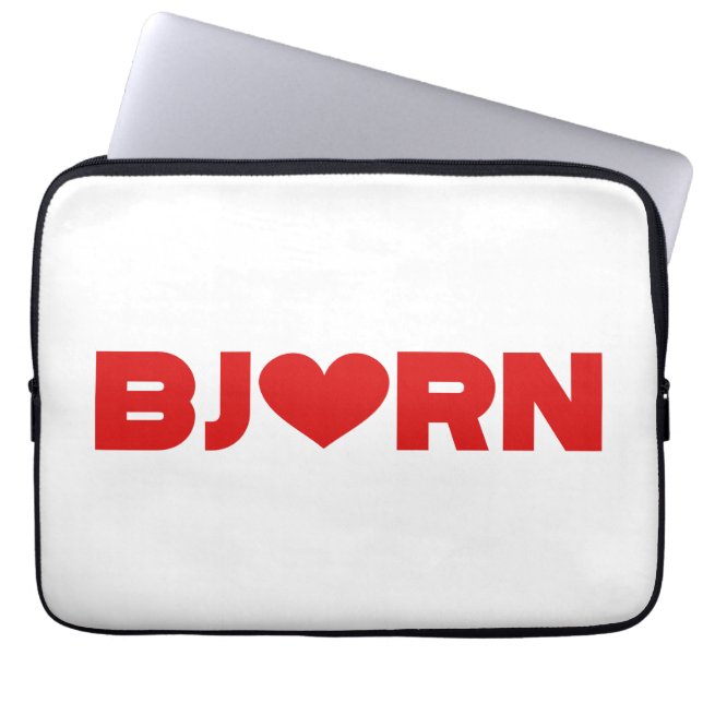 Capa Para Notebook Bjorn Love (Frente)