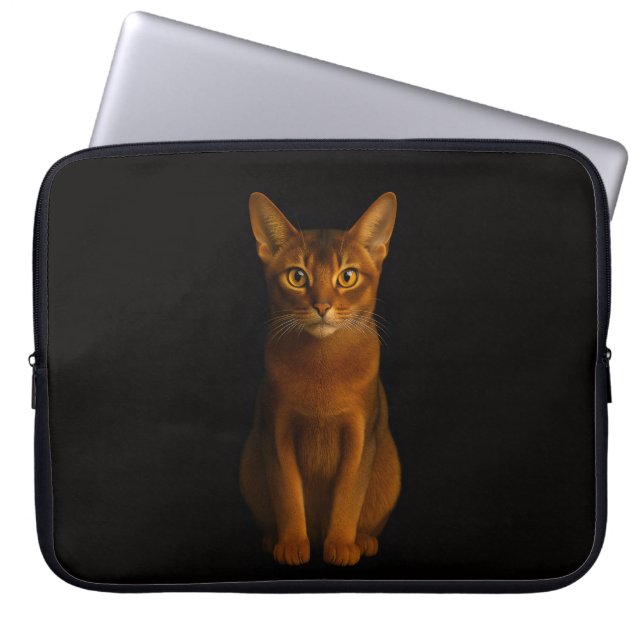 Capa Para Notebook Black 4 Luxe Laptop Sleeve, Abyssinian Beauty (Frente)