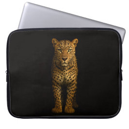 Capa Para Notebook Black 4 Luxe Laptop Sleeve, Majestic Leopard