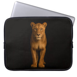 Capa Para Notebook Black 4 Luxe Laptop Sleeve, Noble Lioness