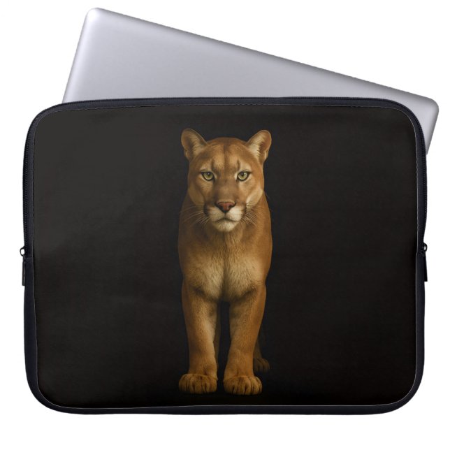 Capa Para Notebook Black 4 Luxe Laptop Sleeve, Silent Prime Puma (Frente)