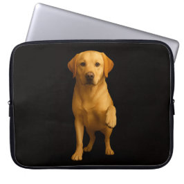 Capa Para Notebook Black 4 Luxe Laptop Sleeve, Tender Labrador