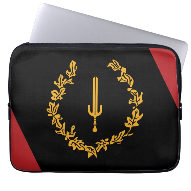 Capa Para Notebook Black American Heritage Flag  (Frente)