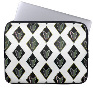 Capa Para Notebook Black Diamond Bull Terrier