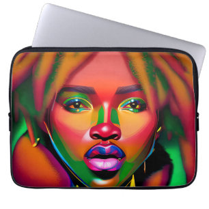 Capa Para Notebook Black Girl Magic Melanin Poppin Décima Décima Rain