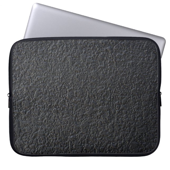 Capa Para Notebook Black Modern Granite (Frente)