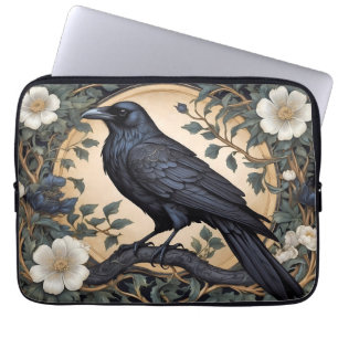 Capa Para Notebook Black Raven William Morris Inspirado