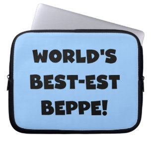 Capa Para Notebook Black Text Best Beppe T-shirts e presentes